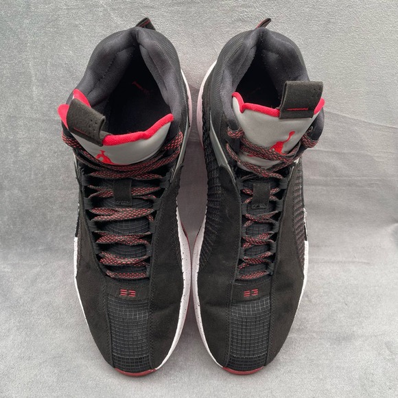Nike Jordan 35 Bred Sneakers Men’s US 12.5 Black Red CQ4227-030 - Picture 8 of 11